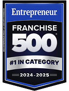 2023-2025 Franchise 500 Logo - #1 in category